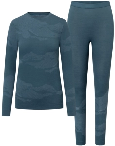 Bielizna Termoaktywna Viking Gasher Merino Lady Set Turquoise