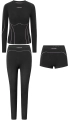 Bielizna Termoaktywna Viking Etna 2.0 Lady Set Bamboo Black/Purple