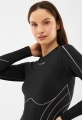 Bielizna Termoaktywna Viking Etna 2.0 Lady Set Bamboo Black/Purple