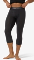 Legginsy termoaktywne męskie super.natural Tundra 175 Tight 3/4 Black