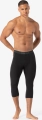 Legginsy termoaktywne męskie super.natural Tundra 175 Tight 3/4 Black