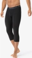 Legginsy termoaktywne męskie super.natural Tundra 175 Tight 3/4 Black