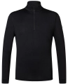 Koszulka Termoaktywna Merino super.natural Arctic 230 Zip 1/4 Black