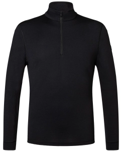 Koszulka Termoaktywna Merino super.natural Arctic 230 Zip 1/4 Black
