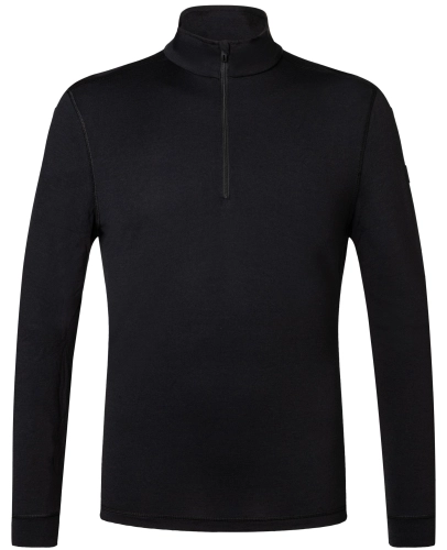 Koszulka Termoaktywna Merino super.natural Arctic 230 Zip 1/4 Black