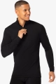 Koszulka Termoaktywna Merino super.natural Arctic 230 Zip 1/4 Black