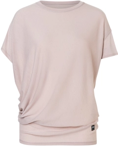 Koszulka z krótkim rękawem damska super.natural Yoga Loose Tee Powder Pink