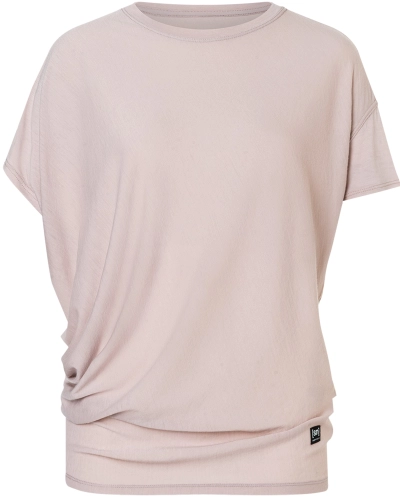 Koszulka z krótkim rękawem damska super.natural Yoga Loose Tee Powder Pink