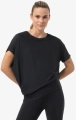 Koszulka z krótkim rękawem damska super.natural Yoga Loose Tee Black