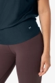 Koszulka z krótkim rękawem damska super.natural Yoga Loose Tee Navy