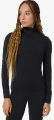 Koszulka damska Termoaktywna Merino super.natural Arctic 230 ZIP 1/4 Black