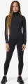 Koszulka damska Termoaktywna Merino super.natural Arctic 230 ZIP 1/4 Black