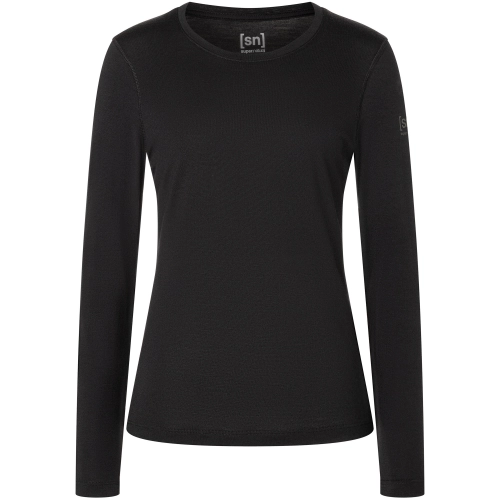 Koszulka damska Termoaktywna Merino super.natural Arctic 230 LS Black 